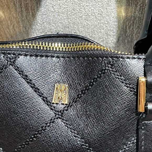 Antonio Melani Black Leather Satchel - Picture 11 of 14